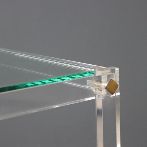 Acrylic Glass Coffee Table, 1980s For Sale - Image 3 of 9