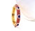 Bochic “Capri” Vintage Ruby, Sapphire & Diamond Bangle Set In 18K Gold & Silver For Sale In New York - Image 6 of 11
