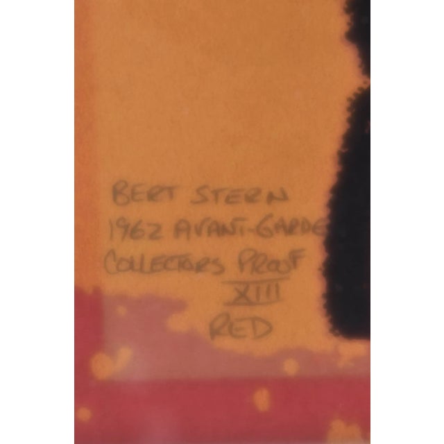 Wood Vintage Marilyn Monroe Silkscreen and Serigraph by Bert Stern Custom Framed For Sale - Image 7 of 10