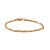 Gold Golden Strength Men’s Chain Bracelet For Sale - Image 8 of 8