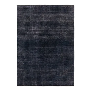 Vintage Persian Rug in Blue and Black by Rug & Kilim