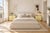 Wood Butter Yellow Murano Glass Bedside Tables on Brass Plinth from Justfurnituress SRL, Set of 2 For Sale - Image 7 of 9