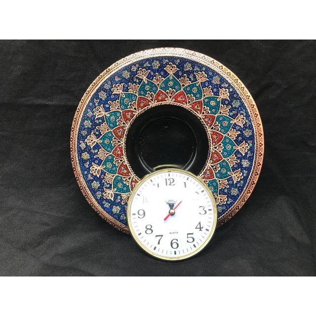 Handmade Copper Clock For Sale - Image 4 of 9