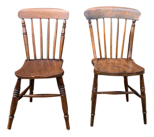 Set of Walnut Windsor Chairs
