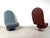 Verner Panton 1-2-3 High Back Chairs attributed to Verner Panton for Fritz Hansen, 1973, Set of 2 For Sale - Image 4 of 14