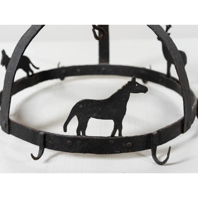 1920s Antique Wrought Iron Butcher Hook For Sale - Image 5 of 7