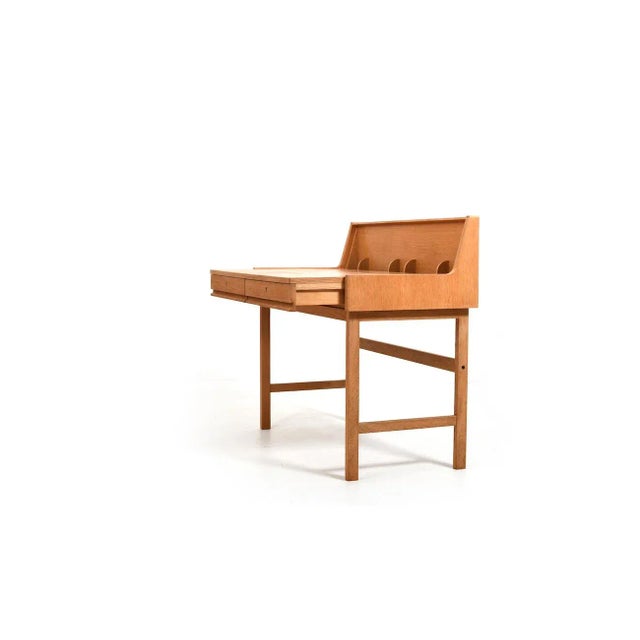 Danish Modern Oak Desk, 1960s For Sale - Image 9 of 13