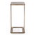 Contemporary Modern Brass Portal End Table For Sale - Image 3 of 7