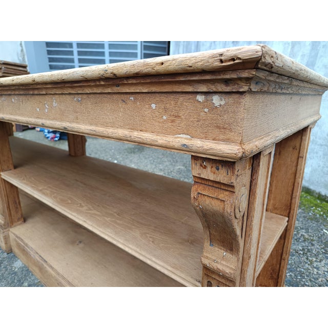 Antique Worktable in Oak For Sale - Image 13 of 18