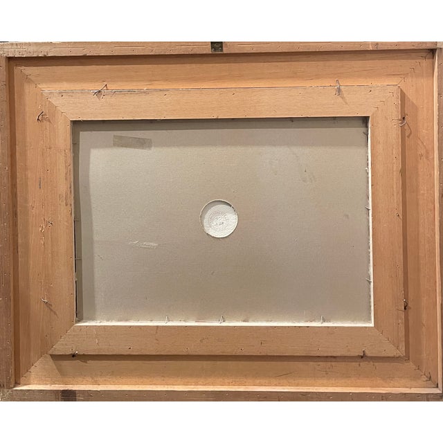 Virgilio Guidi, St. Mark's Basin, 20th Century, Watercolor, Framed, in Flawless conditions. Designed 1970 to 1979