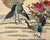 Antique Chinese Silk Embroidery Panel With Peacocks, Peonies, and Bamboo For Sale - Image 9 of 18