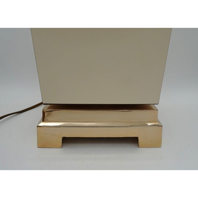 Metal Table Lamp attributed to Claude Mahey, 1970s For Sale - Image 7 of 18