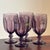Mid-Century Modern 1960s Libbey Gibraltar Amethyst Goblets -- Set of 4 For Sale - Image 3 of 18