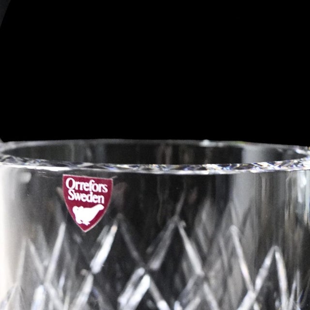 Vintage Ice Bucket by Gunnar Cyrén for Orrefors, 1970 For Sale - Image 3 of 6