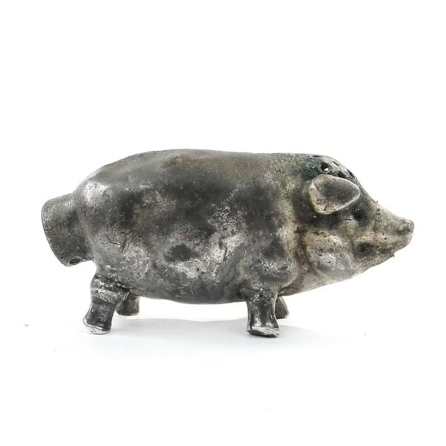 Art Nouveau French Figurative Salt Holder, 1890s For Sale - Image 3 of 13