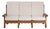 Btutalist Oak Upholstered Sofa Belgium 1907s For Sale