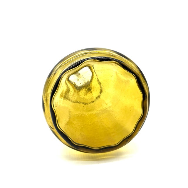 Mid-Century Modern Amber Glass Vase by Arthur Percy for Gullaskruf, Sweden, 1950s For Sale - Image 14 of 17