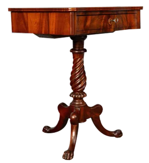 Biedermeier Sewing Table Table