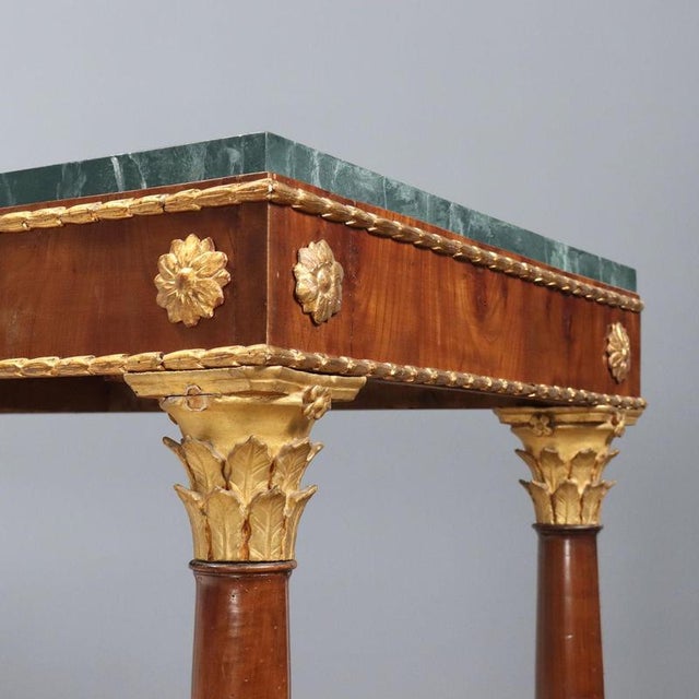 Empire Console Table in Cherry For Sale - Image 4 of 14