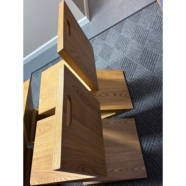 Vintage Zig Zag Chair Set of Four For Sale - Image 4 of 17