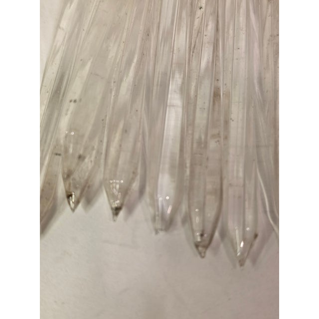 Blown Glass Tube Form Chandelier or Candelabra Drops For Sale - Image 11 of 12