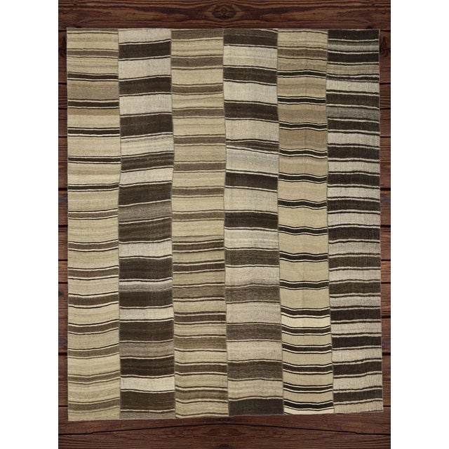 Mid 20th Century Wabi-Sabi Turkish Kilim Rug - 13'00 X 16'00 For Sale In Dallas - Image 6 of 7