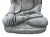 Vintage Sitting Stone Garden Buddha For Sale In Los Angeles - Image 6 of 6