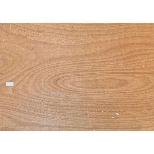 Claude Sauthier, Piriac-sur-Mer, Bretagne, 1970s, Oil on Wood For Sale - Image 9 of 10