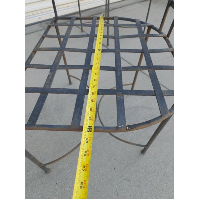 Pair of Wrought Iron Patio Armchairs Attributed to Mario Papperzini For Sale - Image 17 of 17