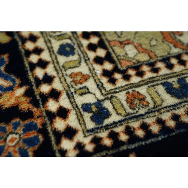 Antique Mohtasham Kashan Rug 3'11'' x 6'7'' For Sale - Image 10 of 12