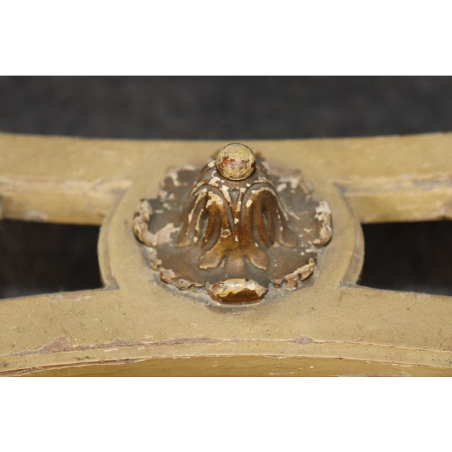 Antique French Louis XVI Parcel Gilt Ladies Vanity For Sale - Image 9 of 11