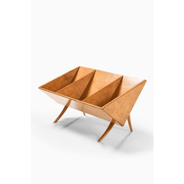 Bruno Mathsson Birch Book Crib by Bruno Mathsson for Firma Karl Mathsson, 1941 For Sale - Image 4 of 8