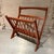 For your consideration, a vintage 1960s Danish Mid-Century Modern folding teak magazine rack, designed by American...