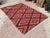 This beautiful, vintage, handwoven kilim is approximately 60 years old. It is handmade, of very fine quality hand spun...