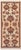 Floral Ziegler Beige/Rust Wool Runner Rug- 2'1'' X 4'10'' For Sale - Image 9 of 10