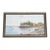Vintage Maine Coastline Painting • Maritime Oil on Board • Lighthouse Seascape For Sale