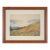 Overlooking the Bay, Mid-Century Coastal Landscape Watercolor For Sale