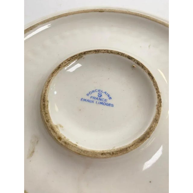 This center Table or Trivet, is in Porcelain. It has been done by Limoges, wellknown manufacture in France, circa 1960....