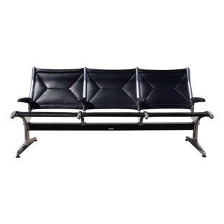 1960s Eames Airport Bench 3 Seater For Sale