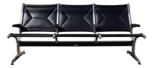 1960s Eames Airport Bench 3 Seater