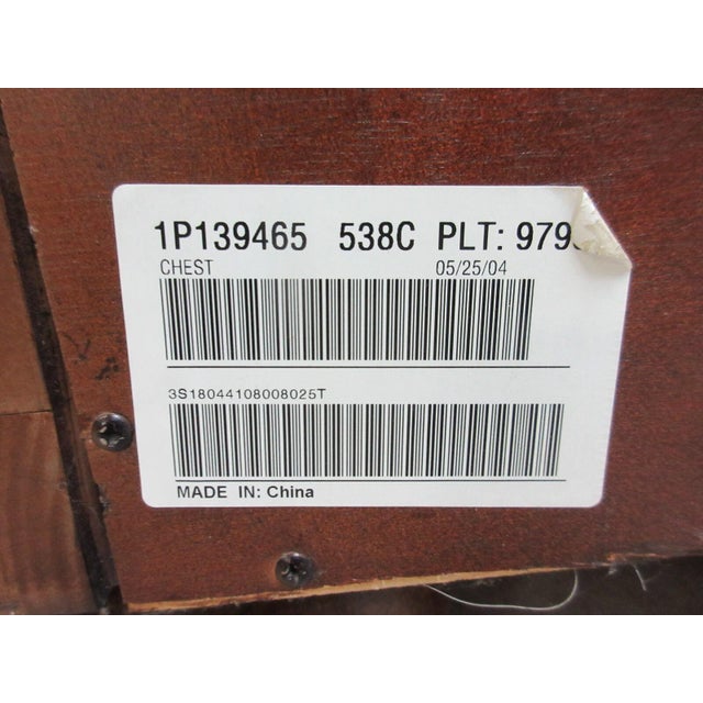 Ethan Allen 1990s Ethan Allen Tuscany Serpentine French Paint Decorated Commode Dresser Chest For Sale - Image 4 of 12