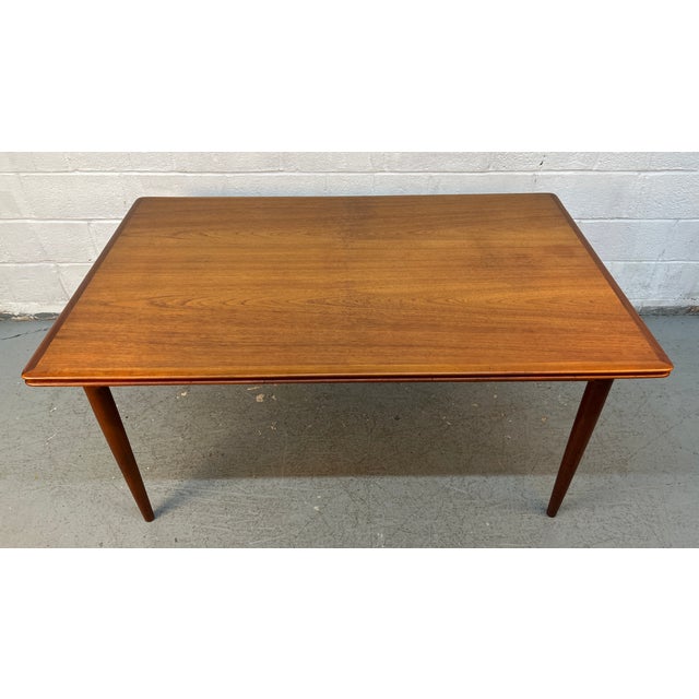 Mid 20th Century Mid 20th Century Skovmand & Andersen for Moreddi Teak Draw-Leaf Dining Table For Sale - Image 5 of 16