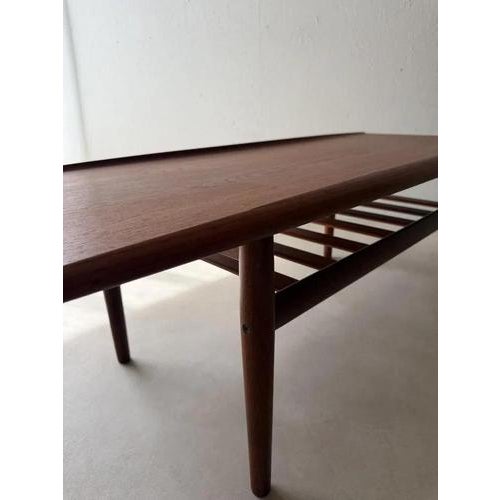 Grete Jalk Teak Coffee Table by Grete Jalk for Glostrup Møbelfabrik, 1960s For Sale - Image 4 of 17