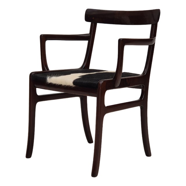 Vintage Danish Chair by Ole Wanscher, 1960s For Sale