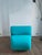 Blue Blue Armchair by Henri Etienne Martin, 1960s For Sale - Image 8 of 10