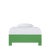 Wood Silas Platform Bed Twin - Bright Green For Sale - Image 7 of 12