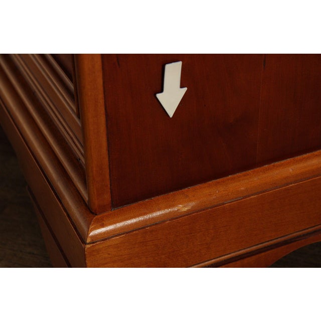 Lexington 'Chez Michelle' Pair Of Cherry Louis Philippe Style Three-Drawer Nightstands For Sale - Image 18 of 18