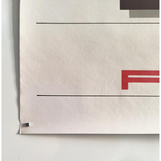 Porsche Cup 87 Poster from Strenger Grafik Design, 1987 For Sale - Image 3 of 8