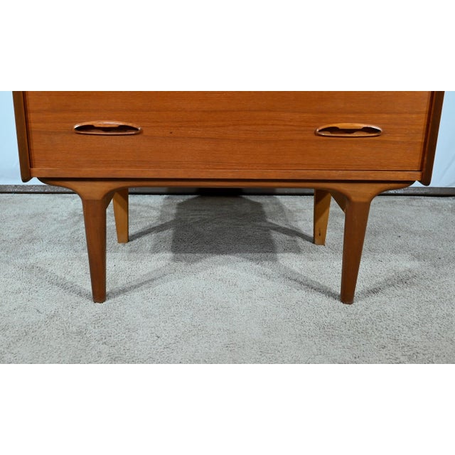 Brown Secretary in Teak by Lb Kofod-Larsen, Denmark, 1960s For Sale - Image 8 of 18
