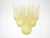 Lenox Vintage Lenox Impromptu Yellow Blown Crystal Tumblers - Set of 6 For Sale - Image 4 of 12